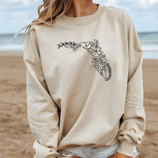 Floral Florida Crewneck