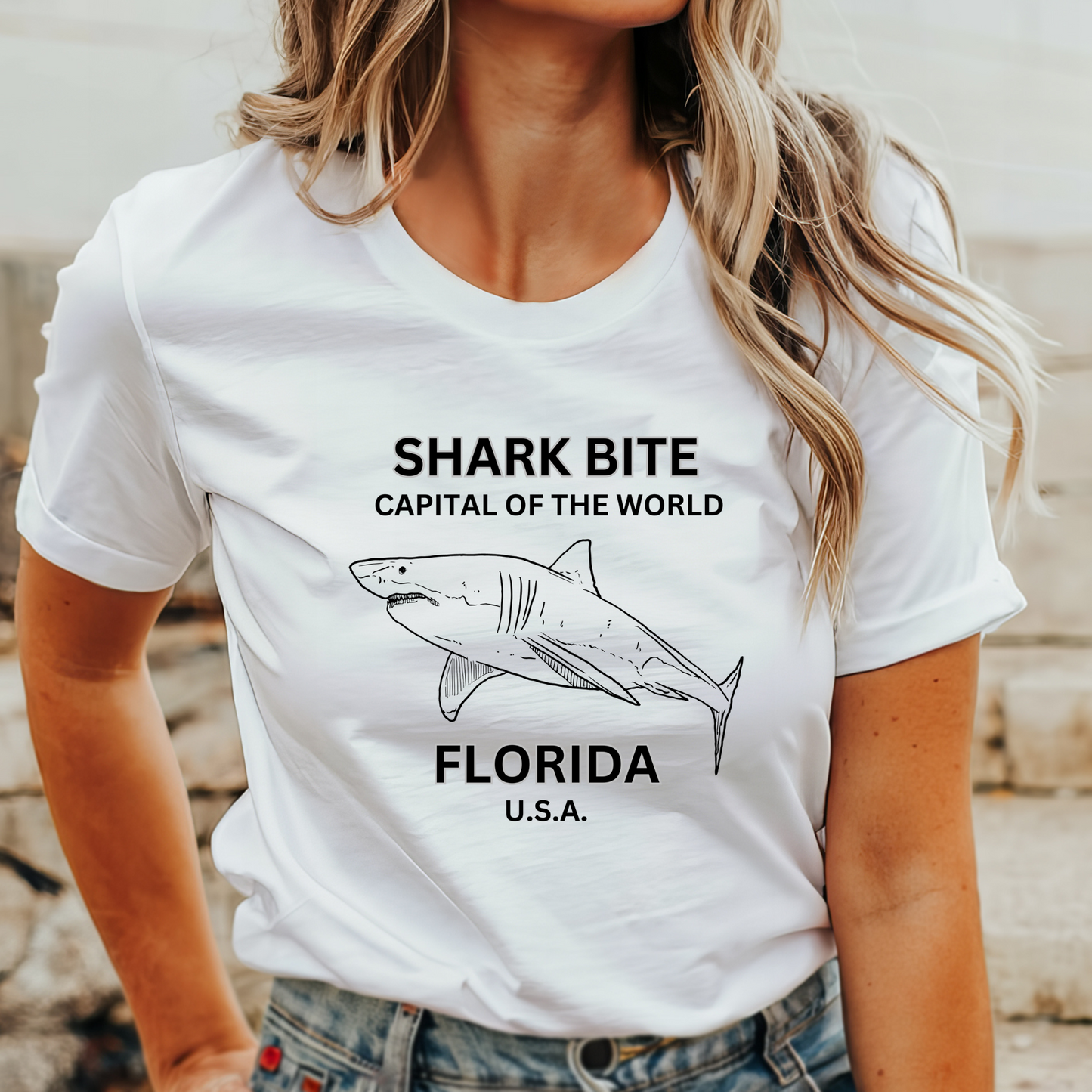 Shark Bite Capital T-shirt