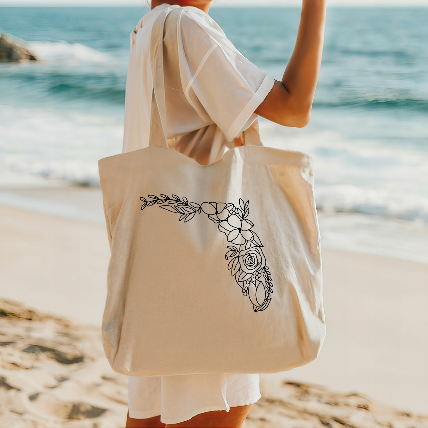 Floral Florida Eco Tote Bag