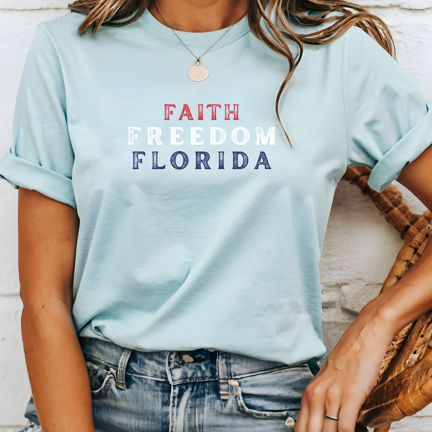 Faith Freedom and Florida T-shirt