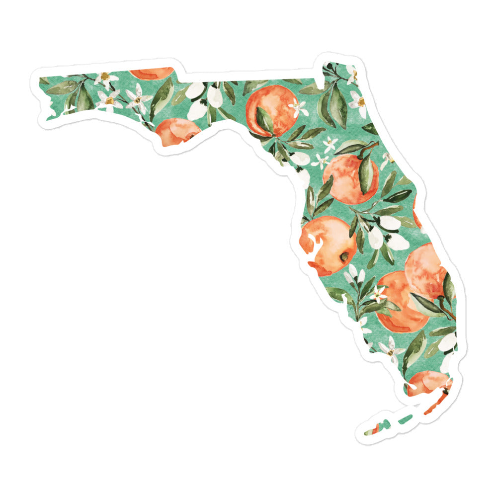 Oranges in Florida Bubble-free sticker